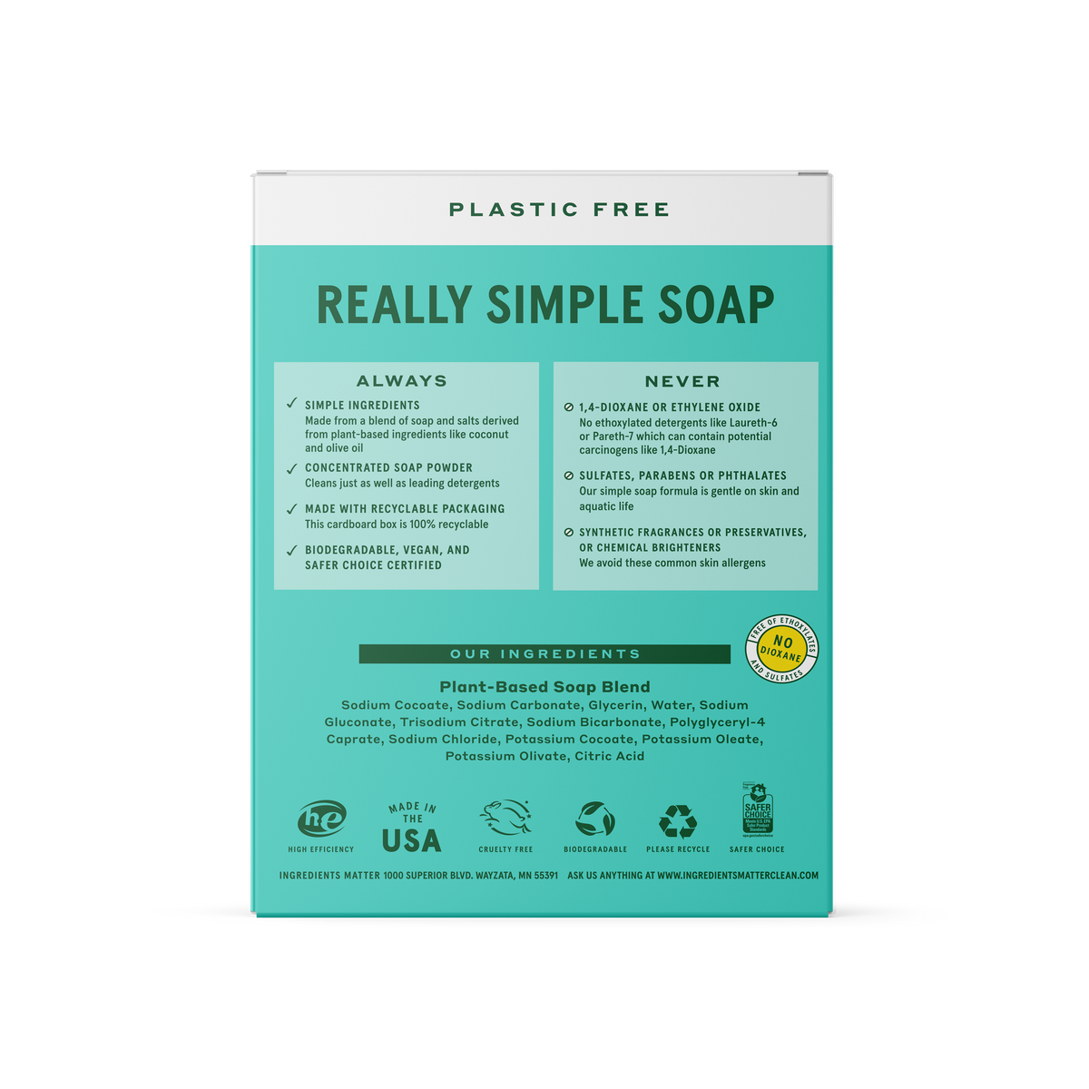 Laundry Soap - Fragrance Free - 60 Load