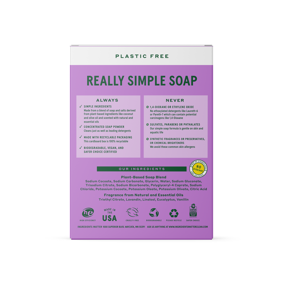 Laundry Soap - Lavender - 30 Load